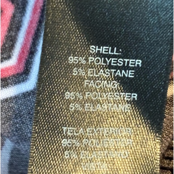 WHBM Patterned Dress w 3/4 Sleeves - Picture 10 of 10